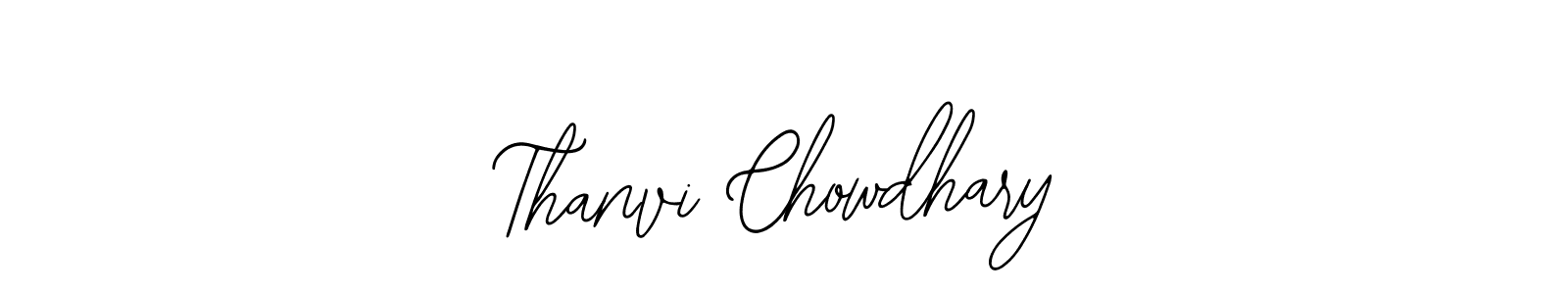 Thanvi Chowdhary stylish signature style. Best Handwritten Sign (Bearetta-2O07w) for my name. Handwritten Signature Collection Ideas for my name Thanvi Chowdhary. Thanvi Chowdhary signature style 12 images and pictures png