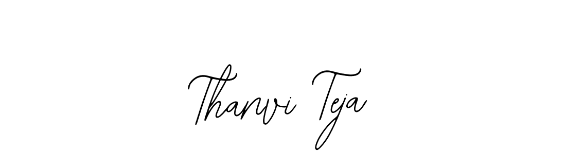 Create a beautiful signature design for name Thanvi Teja. With this signature (Bearetta-2O07w) fonts, you can make a handwritten signature for free. Thanvi Teja signature style 12 images and pictures png