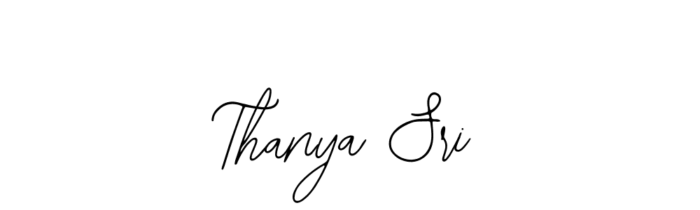 Design your own signature with our free online signature maker. With this signature software, you can create a handwritten (Bearetta-2O07w) signature for name Thanya Sri. Thanya Sri signature style 12 images and pictures png