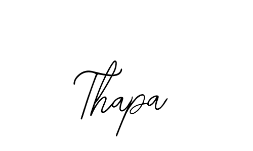 How to make Thapa signature? Bearetta-2O07w is a professional autograph style. Create handwritten signature for Thapa name. Thapa signature style 12 images and pictures png