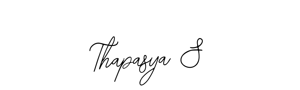 Similarly Bearetta-2O07w is the best handwritten signature design. Signature creator online .You can use it as an online autograph creator for name Thapasya S. Thapasya S signature style 12 images and pictures png