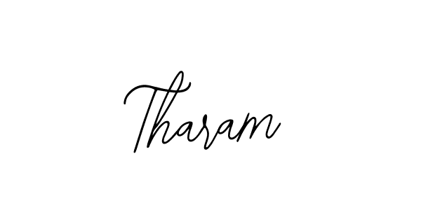 How to make Tharam name signature. Use Bearetta-2O07w style for creating short signs online. This is the latest handwritten sign. Tharam signature style 12 images and pictures png