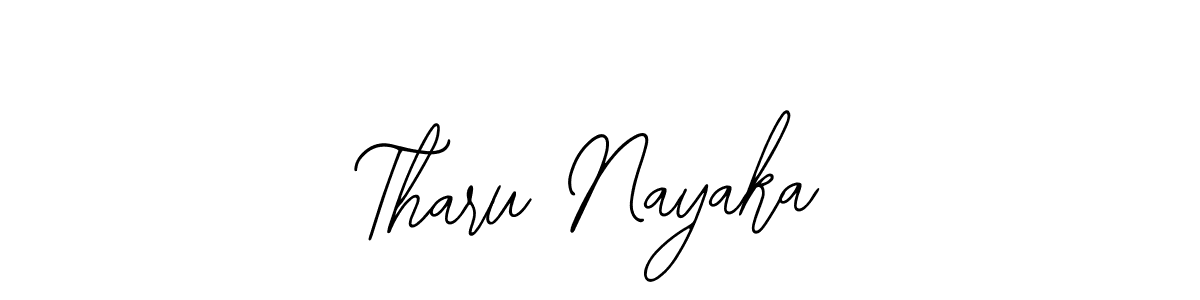 You should practise on your own different ways (Bearetta-2O07w) to write your name (Tharu Nayaka) in signature. don't let someone else do it for you. Tharu Nayaka signature style 12 images and pictures png