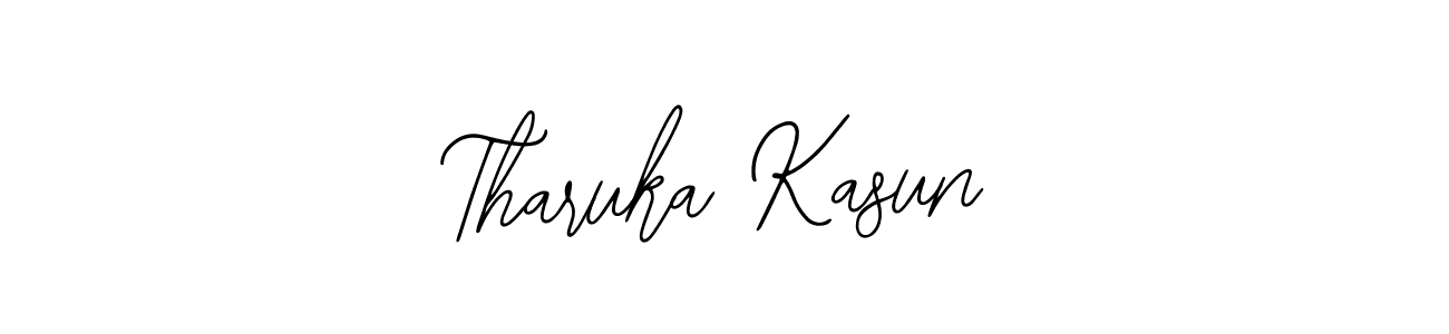 The best way (Bearetta-2O07w) to make a short signature is to pick only two or three words in your name. The name Tharuka Kasun include a total of six letters. For converting this name. Tharuka Kasun signature style 12 images and pictures png