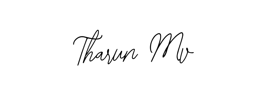 The best way (Bearetta-2O07w) to make a short signature is to pick only two or three words in your name. The name Tharun Mv include a total of six letters. For converting this name. Tharun Mv signature style 12 images and pictures png