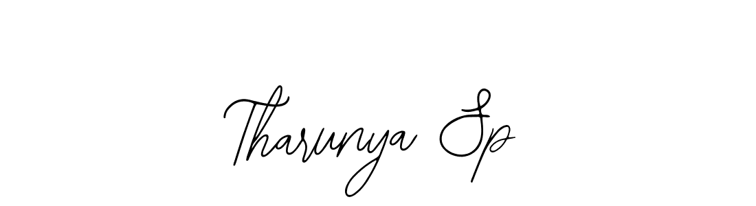 Create a beautiful signature design for name Tharunya Sp. With this signature (Bearetta-2O07w) fonts, you can make a handwritten signature for free. Tharunya Sp signature style 12 images and pictures png