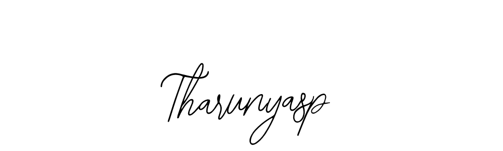 Design your own signature with our free online signature maker. With this signature software, you can create a handwritten (Bearetta-2O07w) signature for name Tharunyasp. Tharunyasp signature style 12 images and pictures png