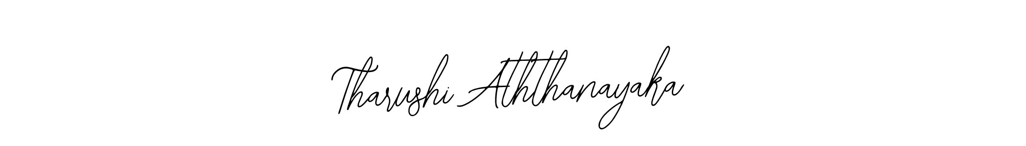Use a signature maker to create a handwritten signature online. With this signature software, you can design (Bearetta-2O07w) your own signature for name Tharushi Aththanayaka. Tharushi Aththanayaka signature style 12 images and pictures png