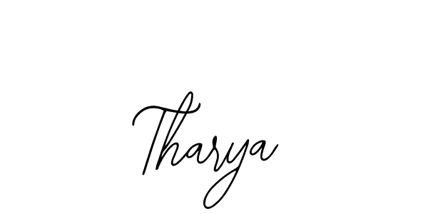 Design your own signature with our free online signature maker. With this signature software, you can create a handwritten (Bearetta-2O07w) signature for name Tharya. Tharya signature style 12 images and pictures png