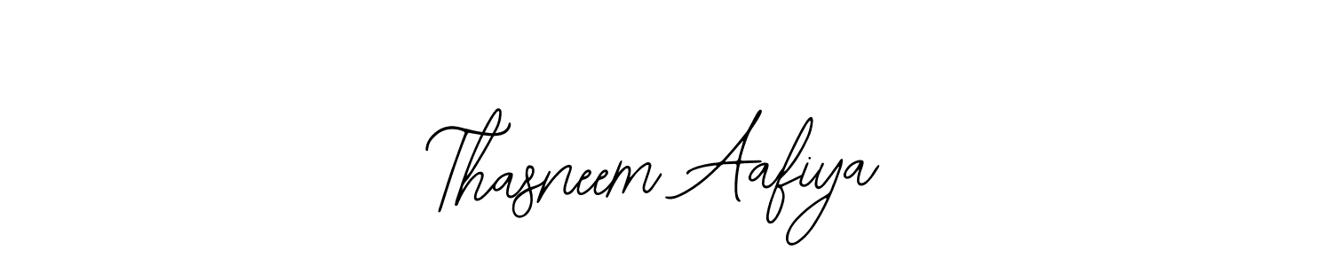 The best way (Bearetta-2O07w) to make a short signature is to pick only two or three words in your name. The name Thasneem Aafiya include a total of six letters. For converting this name. Thasneem Aafiya signature style 12 images and pictures png