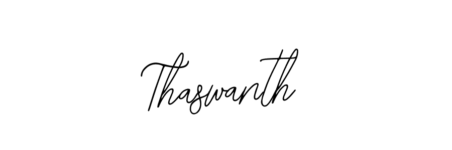 How to make Thaswanth signature? Bearetta-2O07w is a professional autograph style. Create handwritten signature for Thaswanth name. Thaswanth signature style 12 images and pictures png