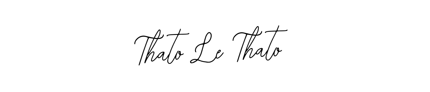 Create a beautiful signature design for name Thato Le Thato. With this signature (Bearetta-2O07w) fonts, you can make a handwritten signature for free. Thato Le Thato signature style 12 images and pictures png