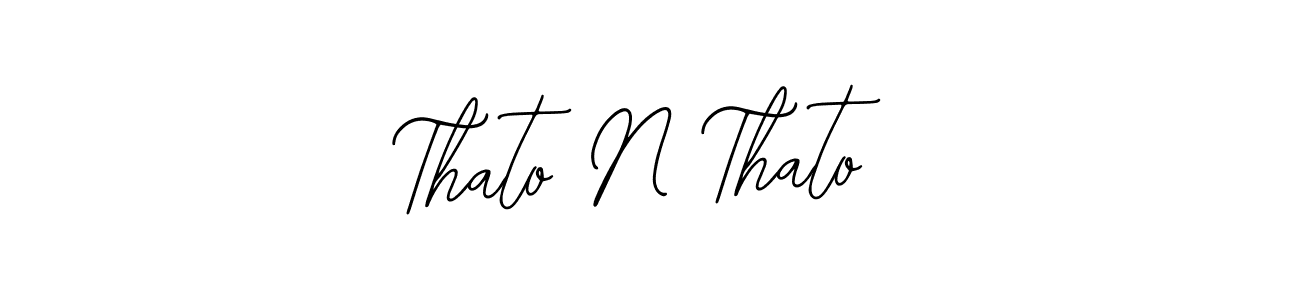 The best way (Bearetta-2O07w) to make a short signature is to pick only two or three words in your name. The name Thato N Thato include a total of six letters. For converting this name. Thato N Thato signature style 12 images and pictures png