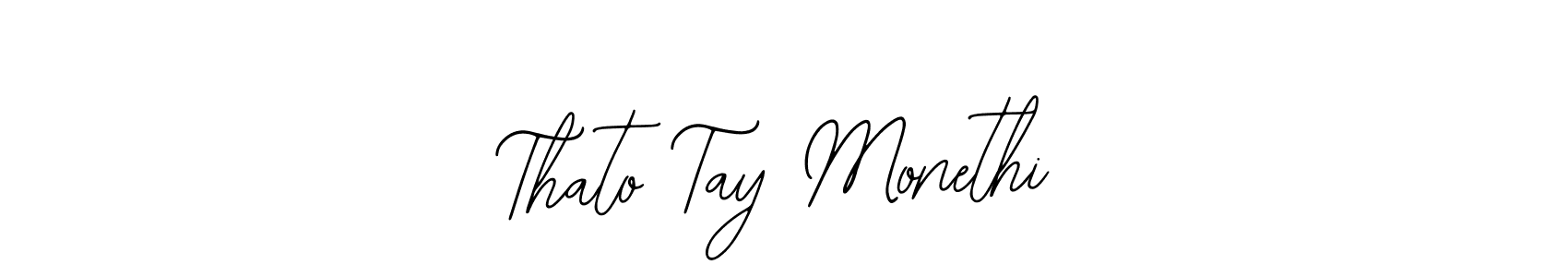 Also You can easily find your signature by using the search form. We will create Thato Tay Monethi name handwritten signature images for you free of cost using Bearetta-2O07w sign style. Thato Tay Monethi signature style 12 images and pictures png