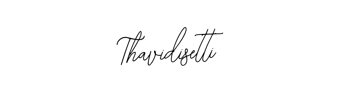 How to make Thavidisetti name signature. Use Bearetta-2O07w style for creating short signs online. This is the latest handwritten sign. Thavidisetti signature style 12 images and pictures png