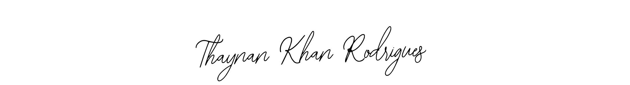 Similarly Bearetta-2O07w is the best handwritten signature design. Signature creator online .You can use it as an online autograph creator for name Thaynan Khan Rodrigues. Thaynan Khan Rodrigues signature style 12 images and pictures png