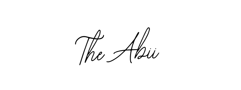 if you are searching for the best signature style for your name The Abii. so please give up your signature search. here we have designed multiple signature styles  using Bearetta-2O07w. The Abii signature style 12 images and pictures png