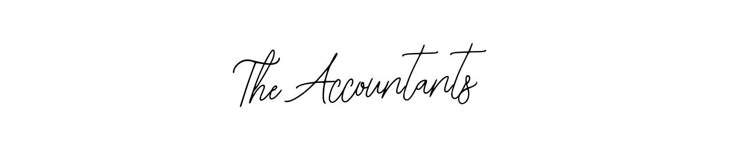 You should practise on your own different ways (Bearetta-2O07w) to write your name (The Accountants) in signature. don't let someone else do it for you. The Accountants signature style 12 images and pictures png