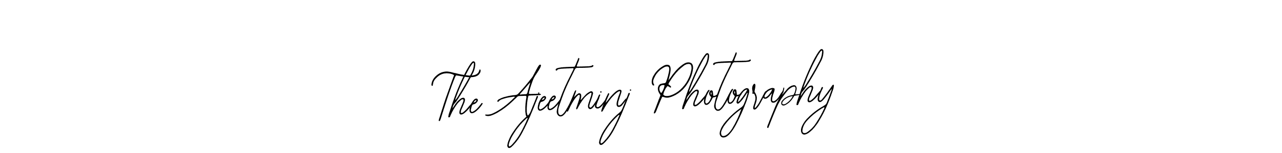 Design your own signature with our free online signature maker. With this signature software, you can create a handwritten (Bearetta-2O07w) signature for name The Ajeetminj Photography. The Ajeetminj Photography signature style 12 images and pictures png