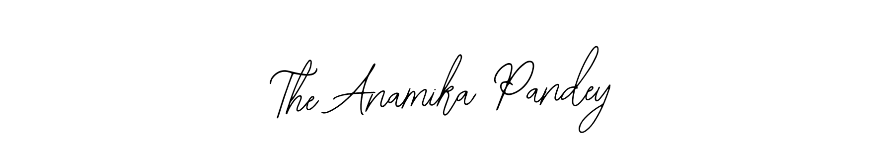 Use a signature maker to create a handwritten signature online. With this signature software, you can design (Bearetta-2O07w) your own signature for name The Anamika Pandey. The Anamika Pandey signature style 12 images and pictures png
