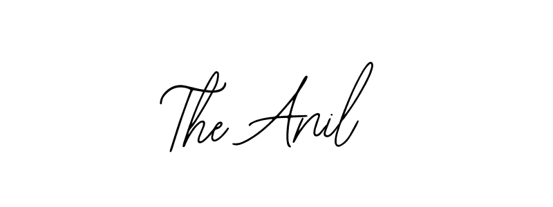 How to make The Anil name signature. Use Bearetta-2O07w style for creating short signs online. This is the latest handwritten sign. The Anil signature style 12 images and pictures png