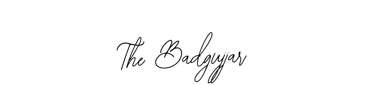 Create a beautiful signature design for name The Badgujjar. With this signature (Bearetta-2O07w) fonts, you can make a handwritten signature for free. The Badgujjar signature style 12 images and pictures png