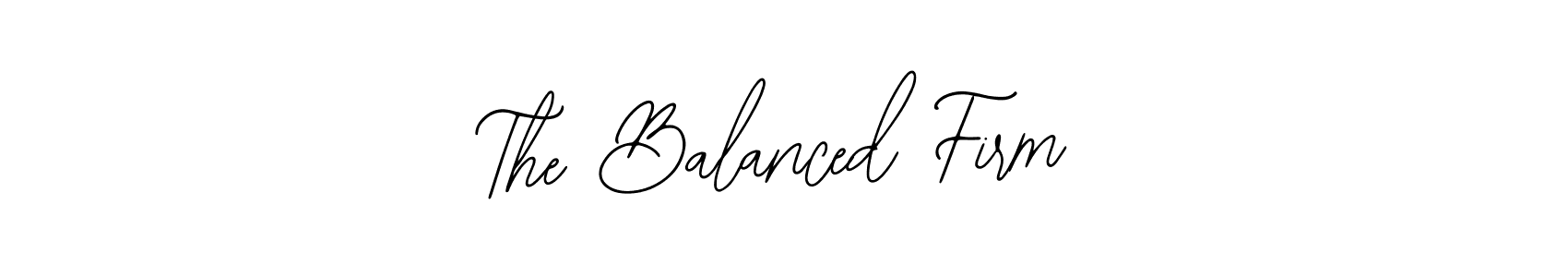 How to make The Balanced Firm signature? Bearetta-2O07w is a professional autograph style. Create handwritten signature for The Balanced Firm name. The Balanced Firm signature style 12 images and pictures png