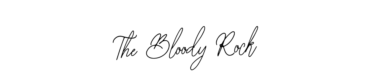 Make a beautiful signature design for name The Bloody Rock. With this signature (Bearetta-2O07w) style, you can create a handwritten signature for free. The Bloody Rock signature style 12 images and pictures png