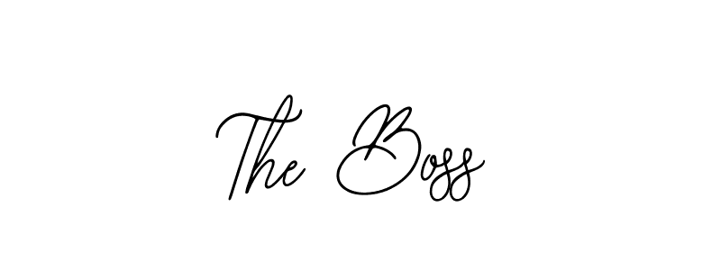 Create a beautiful signature design for name The Boss. With this signature (Bearetta-2O07w) fonts, you can make a handwritten signature for free. The Boss signature style 12 images and pictures png