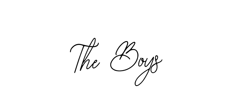 You should practise on your own different ways (Bearetta-2O07w) to write your name (The Boys) in signature. don't let someone else do it for you. The Boys signature style 12 images and pictures png