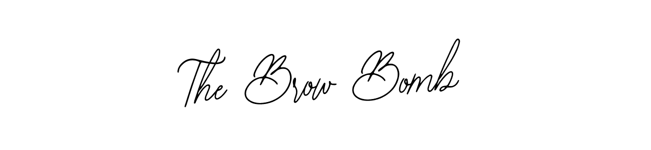 How to Draw The Brow Bomb signature style? Bearetta-2O07w is a latest design signature styles for name The Brow Bomb. The Brow Bomb signature style 12 images and pictures png