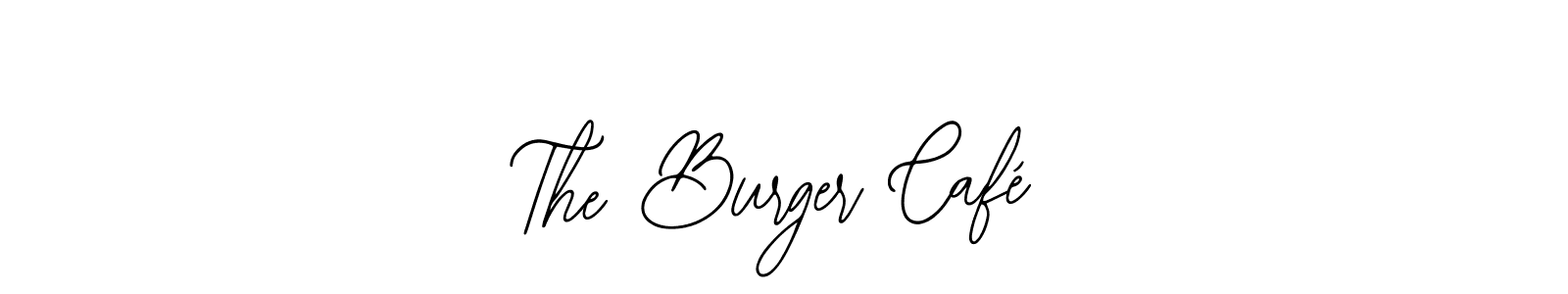 Make a beautiful signature design for name The Burger Café. With this signature (Bearetta-2O07w) style, you can create a handwritten signature for free. The Burger Café signature style 12 images and pictures png