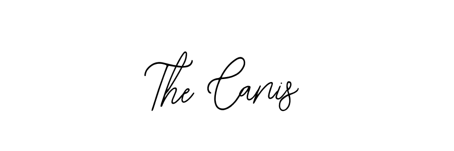 Make a beautiful signature design for name The Canis. With this signature (Bearetta-2O07w) style, you can create a handwritten signature for free. The Canis signature style 12 images and pictures png