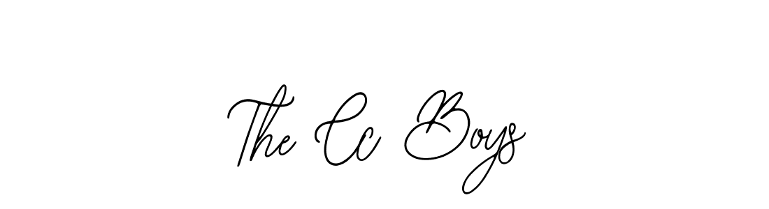 How to make The Cc Boys name signature. Use Bearetta-2O07w style for creating short signs online. This is the latest handwritten sign. The Cc Boys signature style 12 images and pictures png