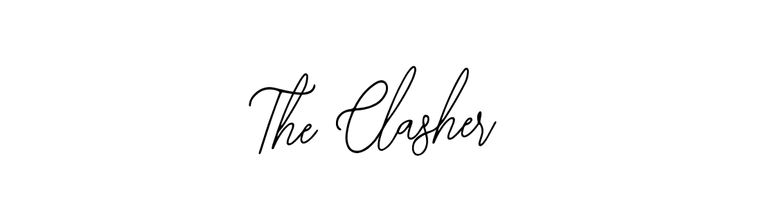 Design your own signature with our free online signature maker. With this signature software, you can create a handwritten (Bearetta-2O07w) signature for name The Clasher. The Clasher signature style 12 images and pictures png