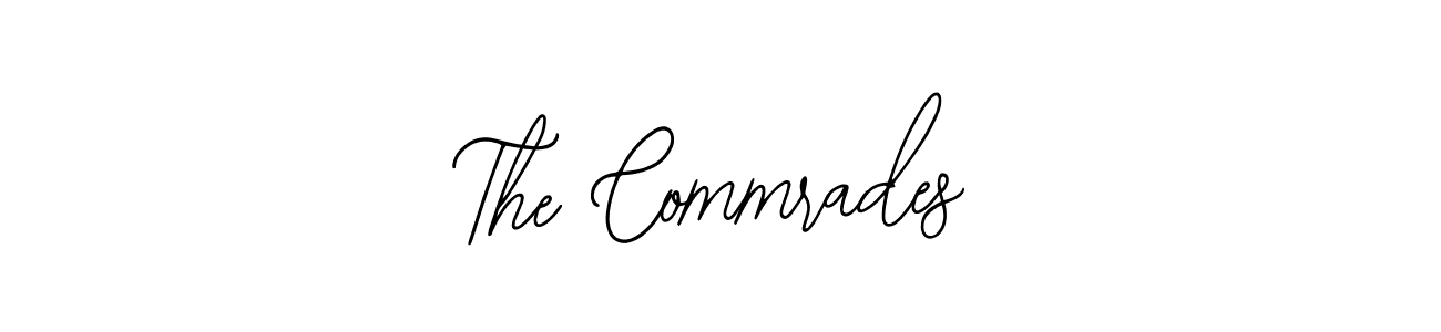 How to make The Commrades signature? Bearetta-2O07w is a professional autograph style. Create handwritten signature for The Commrades name. The Commrades signature style 12 images and pictures png