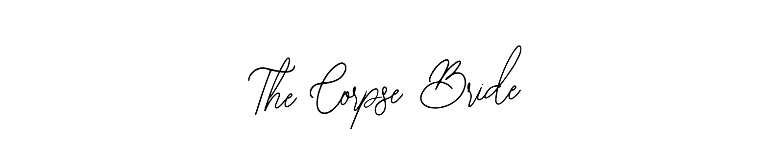 How to make The Corpse Bride name signature. Use Bearetta-2O07w style for creating short signs online. This is the latest handwritten sign. The Corpse Bride signature style 12 images and pictures png