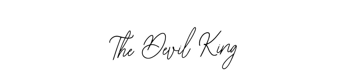 Design your own signature with our free online signature maker. With this signature software, you can create a handwritten (Bearetta-2O07w) signature for name The Devil King. The Devil King signature style 12 images and pictures png