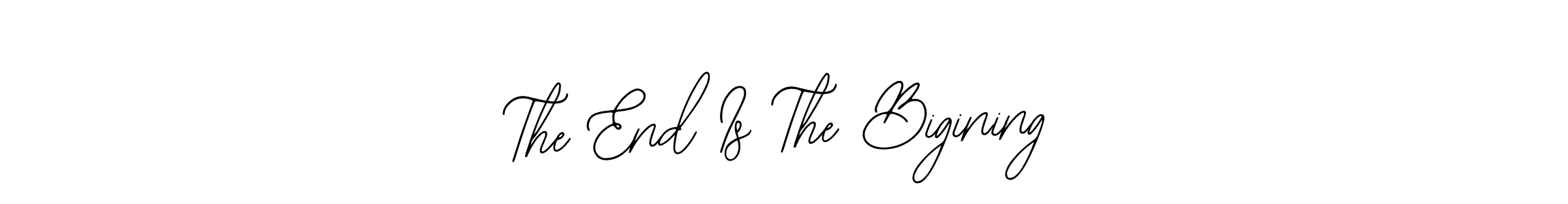 How to make The End Is The Bigining signature? Bearetta-2O07w is a professional autograph style. Create handwritten signature for The End Is The Bigining name. The End Is The Bigining signature style 12 images and pictures png