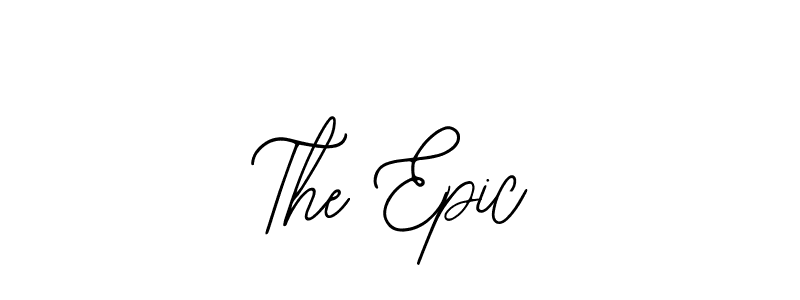 Best and Professional Signature Style for The Epic. Bearetta-2O07w Best Signature Style Collection. The Epic signature style 12 images and pictures png