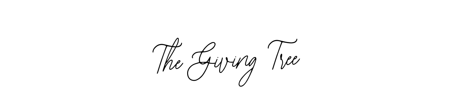 Use a signature maker to create a handwritten signature online. With this signature software, you can design (Bearetta-2O07w) your own signature for name The Giving Tree. The Giving Tree signature style 12 images and pictures png