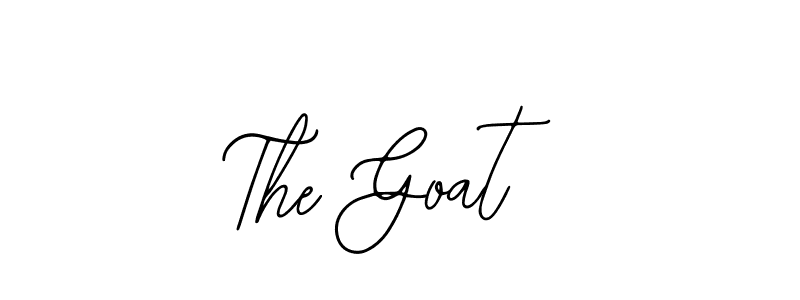 Use a signature maker to create a handwritten signature online. With this signature software, you can design (Bearetta-2O07w) your own signature for name The Goat. The Goat signature style 12 images and pictures png