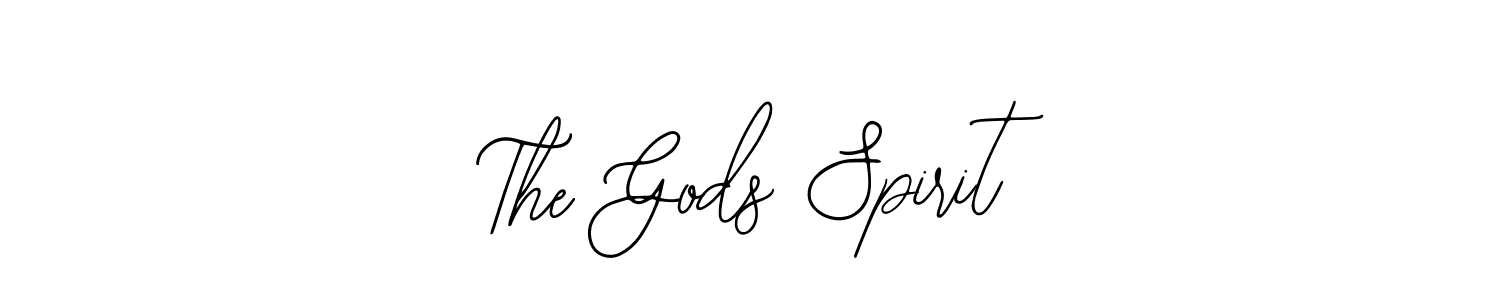 Design your own signature with our free online signature maker. With this signature software, you can create a handwritten (Bearetta-2O07w) signature for name The Gods Spirit. The Gods Spirit signature style 12 images and pictures png