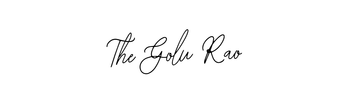 Design your own signature with our free online signature maker. With this signature software, you can create a handwritten (Bearetta-2O07w) signature for name The Golu Rao. The Golu Rao signature style 12 images and pictures png