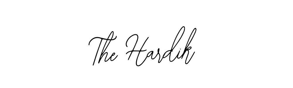 if you are searching for the best signature style for your name The Hardik. so please give up your signature search. here we have designed multiple signature styles  using Bearetta-2O07w. The Hardik signature style 12 images and pictures png