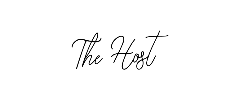 Make a beautiful signature design for name The Host. With this signature (Bearetta-2O07w) style, you can create a handwritten signature for free. The Host signature style 12 images and pictures png