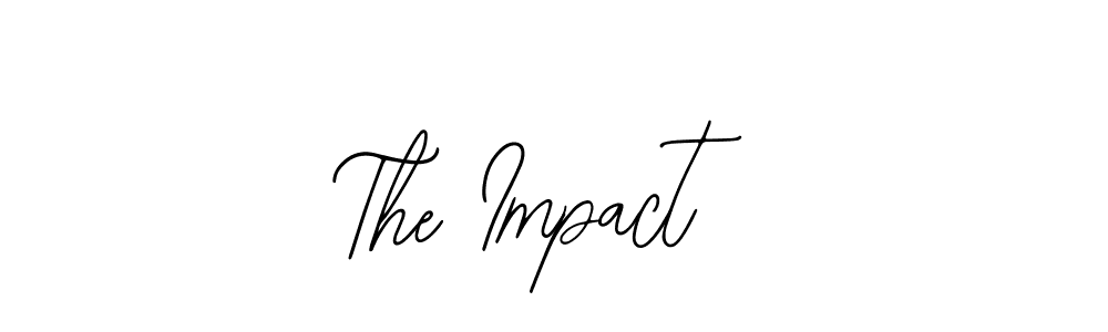 Create a beautiful signature design for name The Impact. With this signature (Bearetta-2O07w) fonts, you can make a handwritten signature for free. The Impact signature style 12 images and pictures png