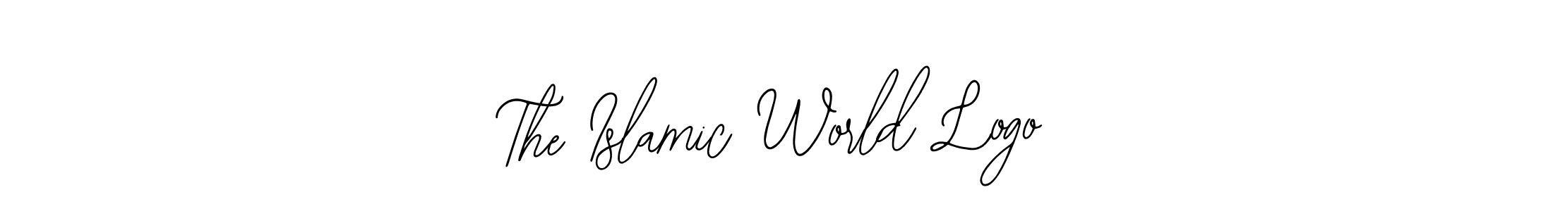 Best and Professional Signature Style for The Islamic World Logo. Bearetta-2O07w Best Signature Style Collection. The Islamic World Logo signature style 12 images and pictures png