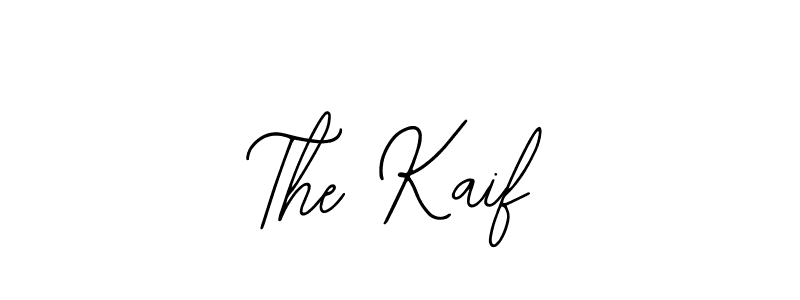 The best way (Bearetta-2O07w) to make a short signature is to pick only two or three words in your name. The name The Kaif include a total of six letters. For converting this name. The Kaif signature style 12 images and pictures png