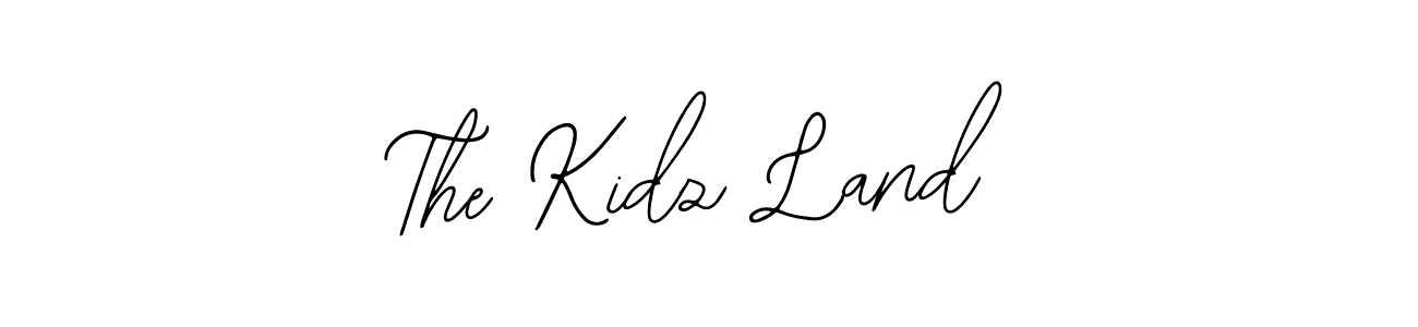 You should practise on your own different ways (Bearetta-2O07w) to write your name (The Kidz Land) in signature. don't let someone else do it for you. The Kidz Land signature style 12 images and pictures png